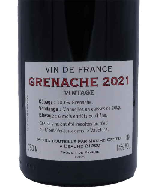 Vin De France - Grenache...